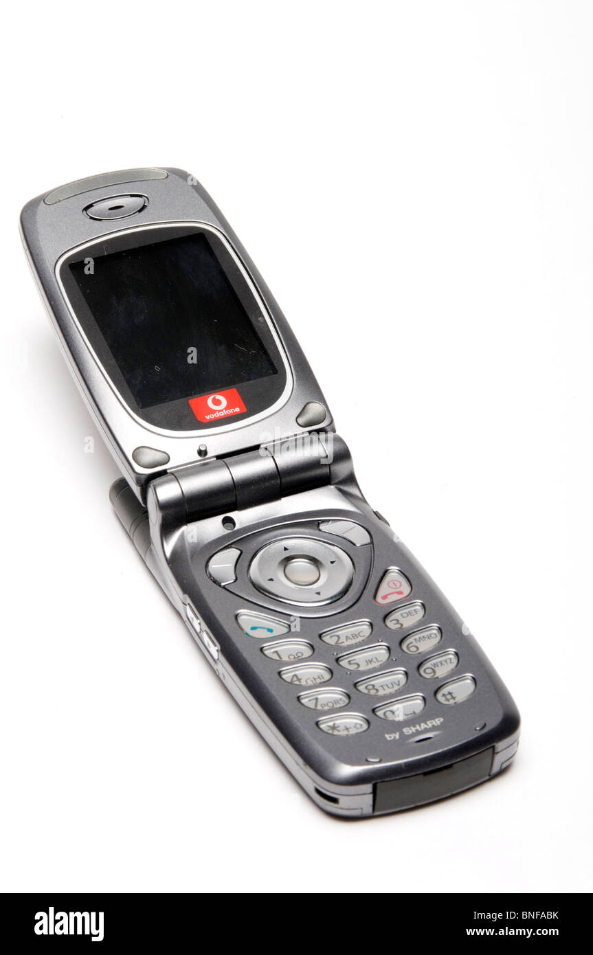 Vecchio telefono cellulare telefoni cellulari cellulari cellulari moda rétro in stile stile stile di design Foto Stock