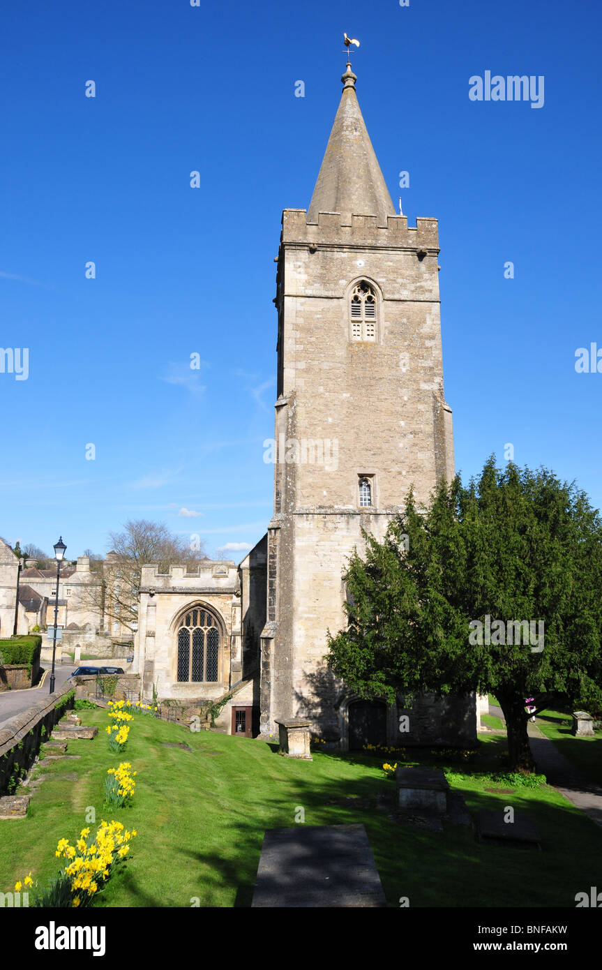 Chiesa della Santa Trinità, Bradford upon Avon, Wiltshire Foto Stock