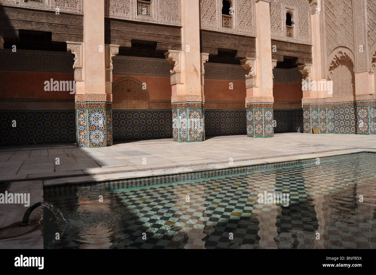 Ben Youssef madrasa, Marrakech, Marocco Foto Stock