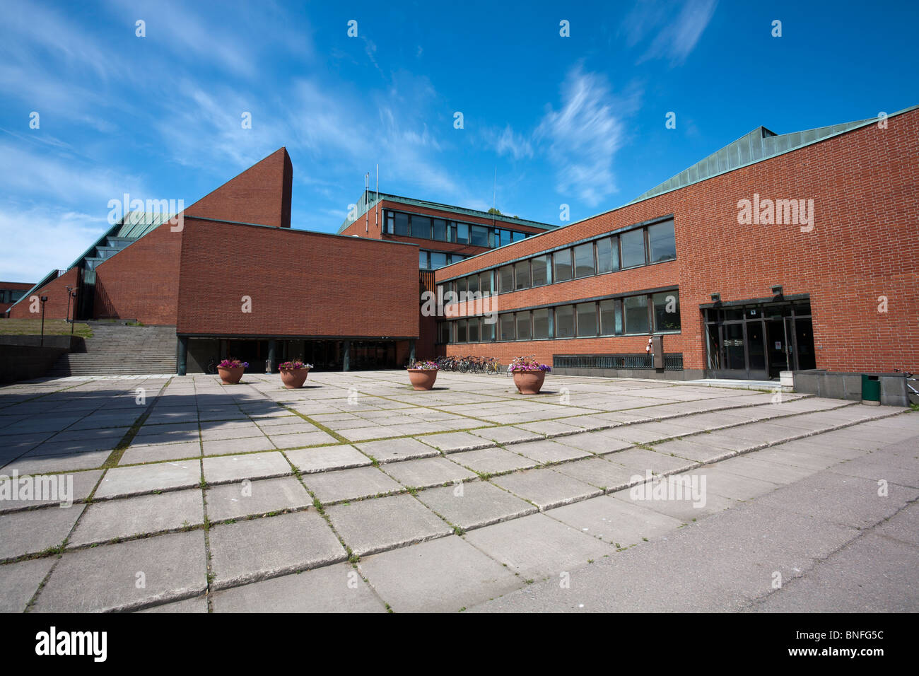 L'edificio principale dell'Università di Tecnologia di Helsinki Foto Stock