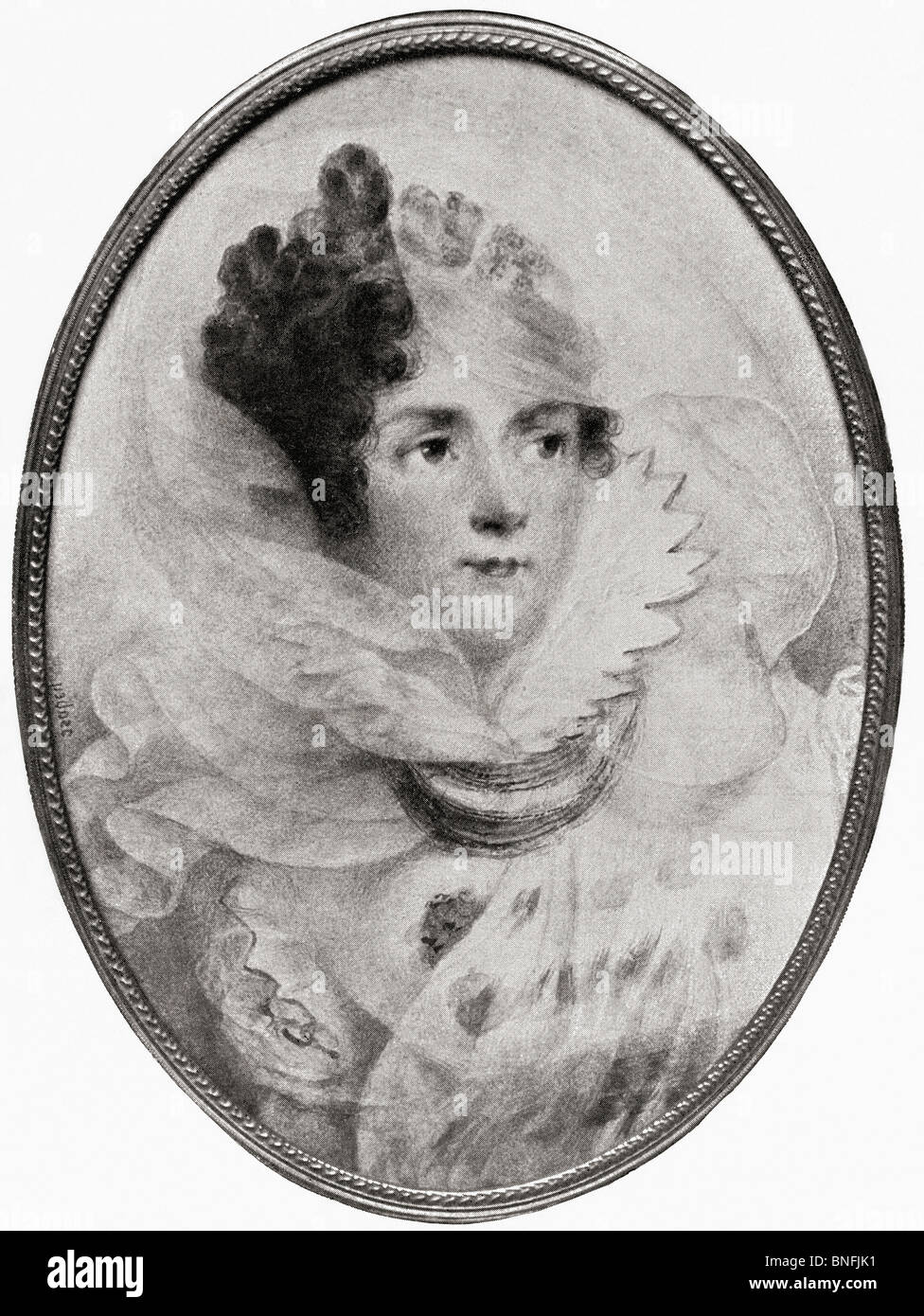 Joséphine de Beauharnais , 1763 al 1814. Prima moglie di Napoleone Bonaparte e primo Imperatrice del francese. Foto Stock