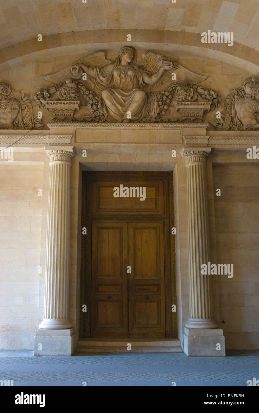 Musee du Louvre esterno Parigi Francia Europa Foto Stock