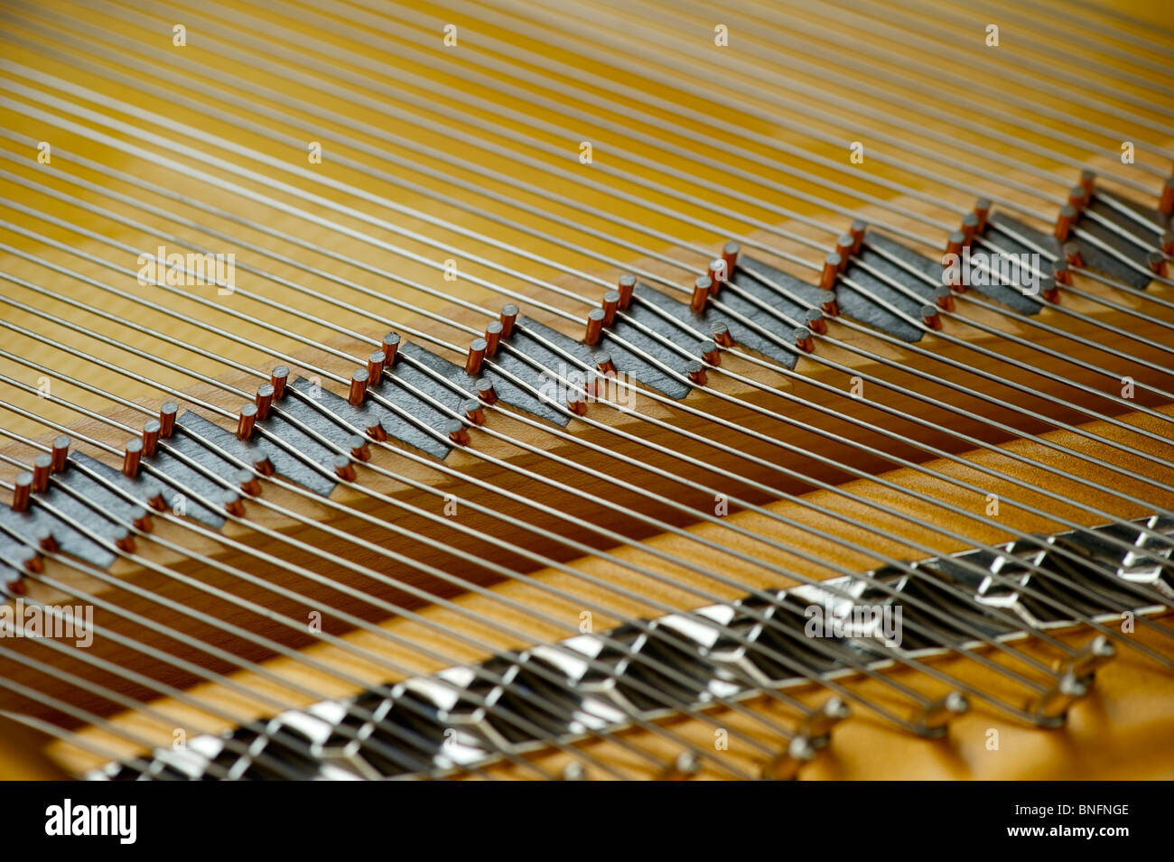 Interno della Steinway B Pianoforte Foto Stock