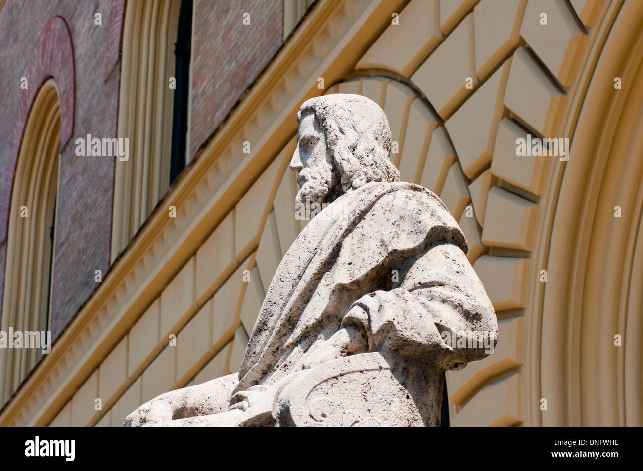 Università Ludwig Maximilian entrata a Monaco di Baviera Foto Stock