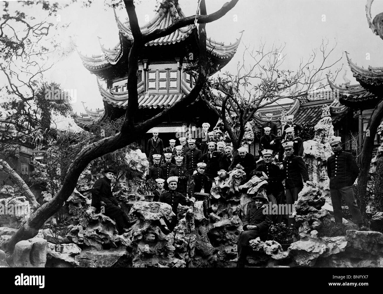 Cina, Shanghai, U.S. Marines Foto Stock