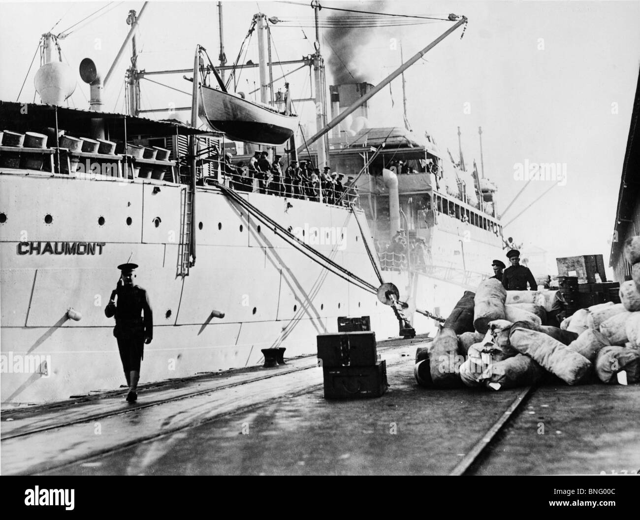 Stati Uniti Marines in partenza per la Cina Foto Stock