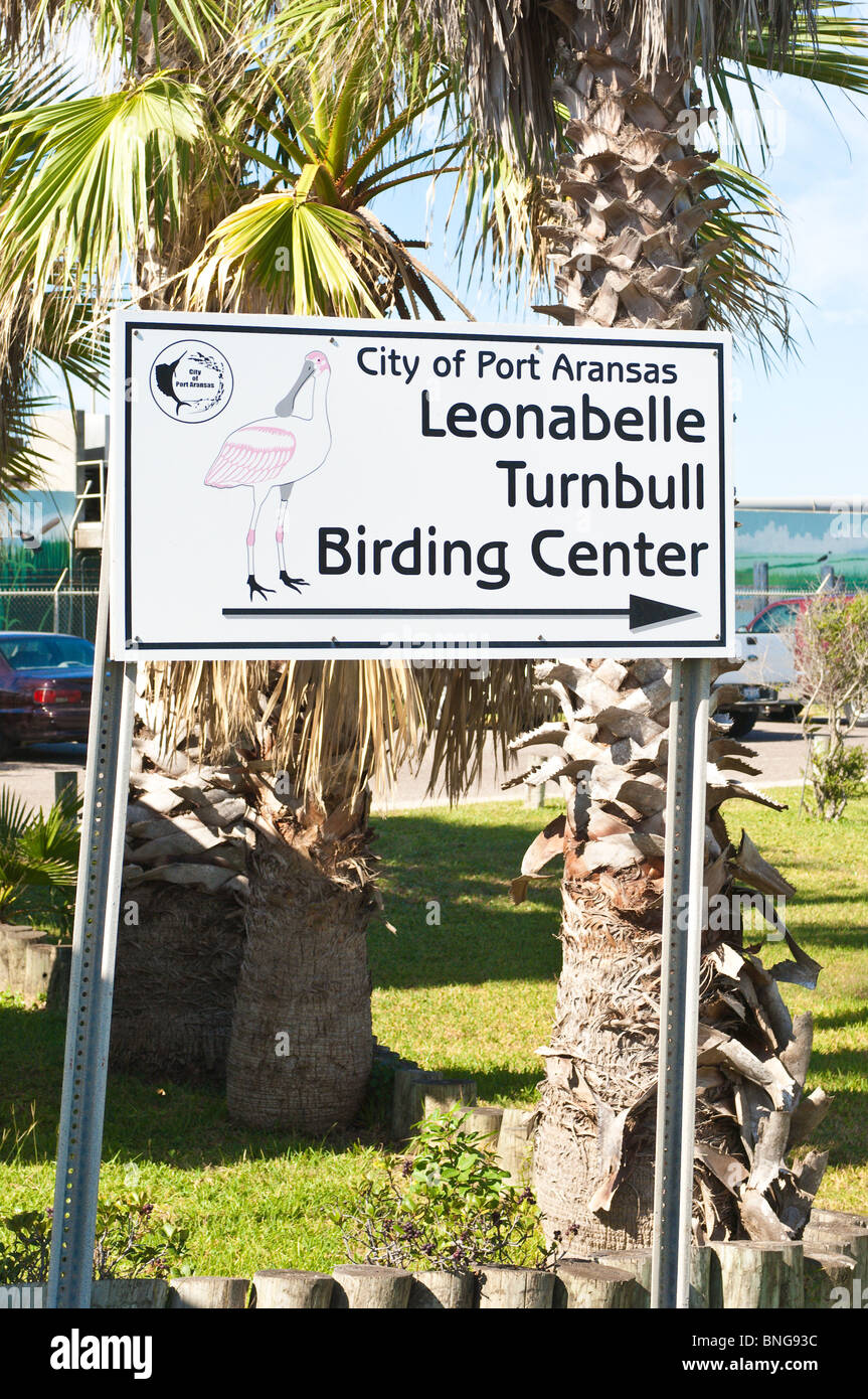 Texas, Port Aransas. Leonabelle Turnbull Birding Center. Foto Stock