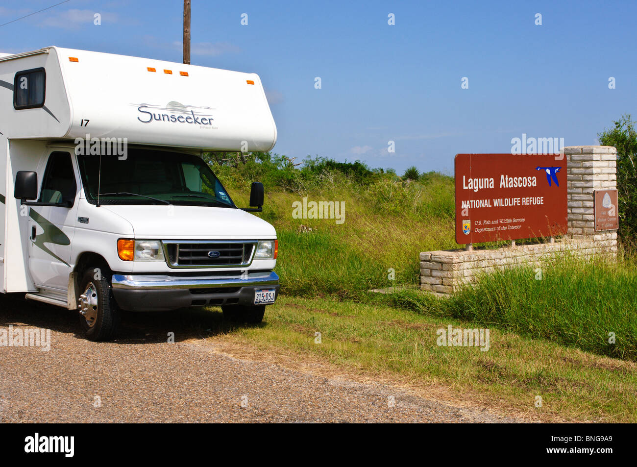 Il Laguna Atascosa National Wildlife Refuge, Brownsville, Texas. Foto Stock
