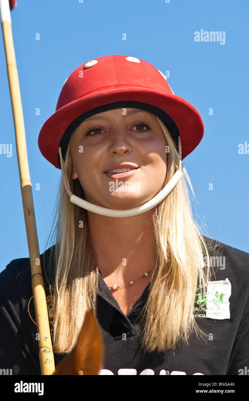 Houston Polo Club, houston, texas. Foto Stock