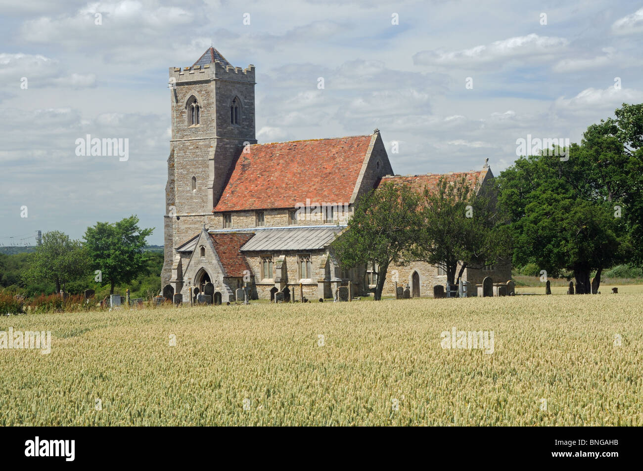 La Chiesa di Sant'Andrea, in legno Walton, Huntingdonshire, Inghilterra Foto Stock