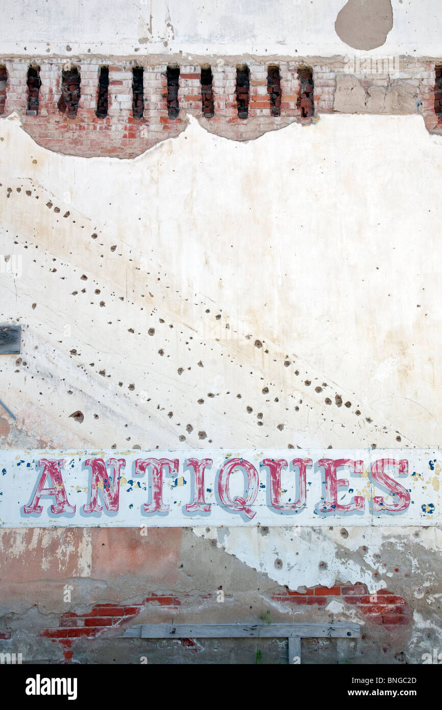 Segno di antiquariato. Palouse, Washington. Foto Stock