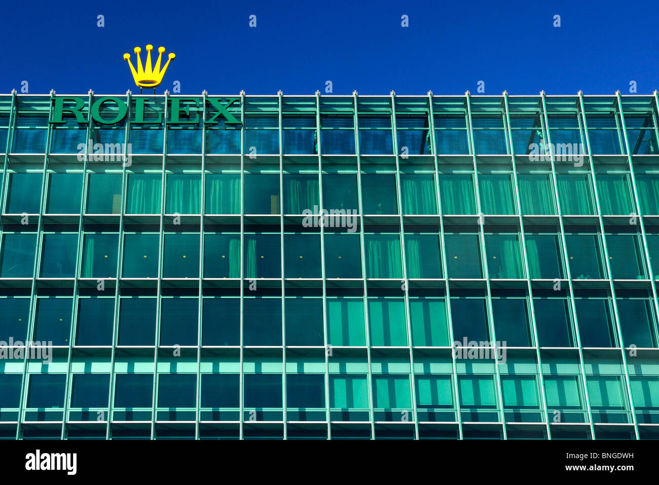 Sede del produttore svizzero di orologi Rolex SA di Ginevra in Svizzera  Foto stock - Alamy