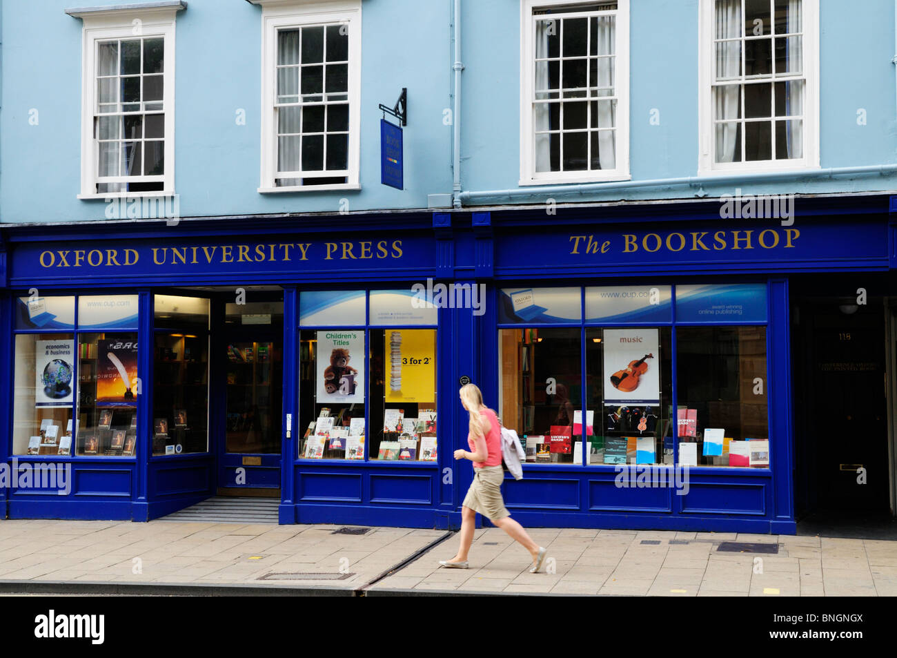 Oxford University Press Bookshop, Oxford, England, Regno Unito Foto Stock