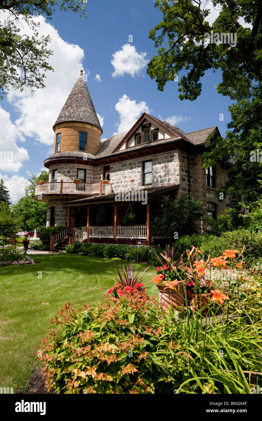 Un castello come a casa in Morden, Manitoba, Canada. Foto Stock