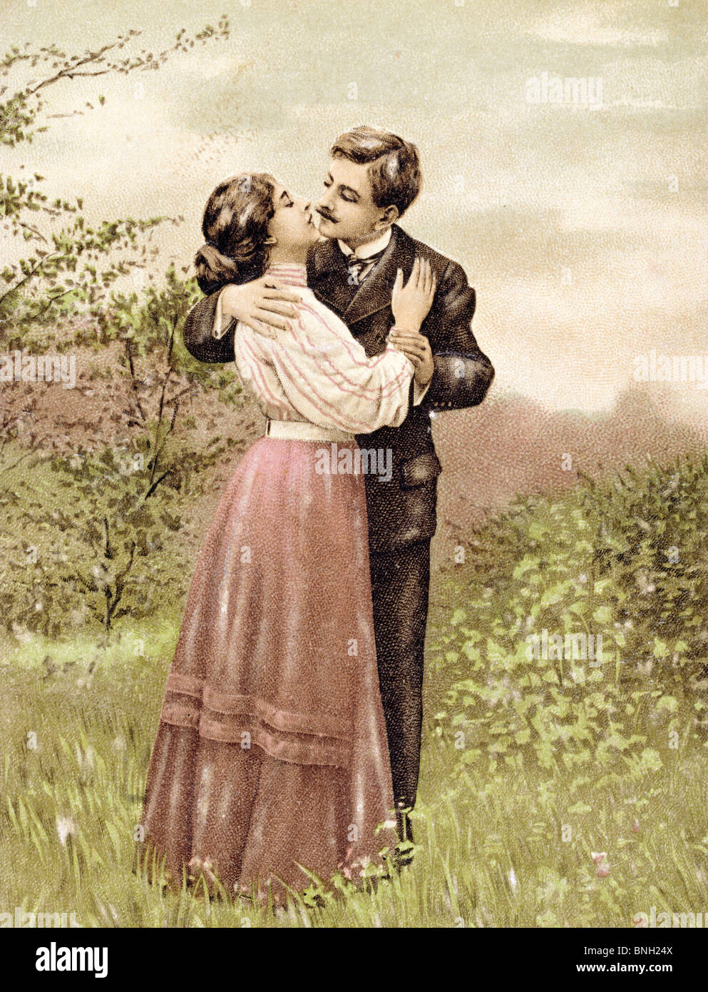 Cartolina, Nostalgia Cards, 1900 Foto Stock