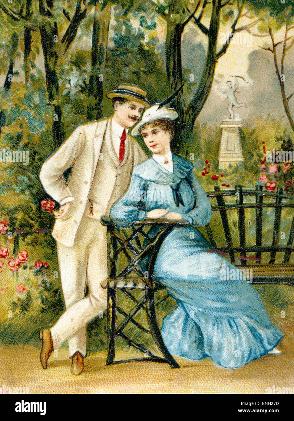 Ha detto che io amo, schede di nostalgia, 1900 Foto Stock