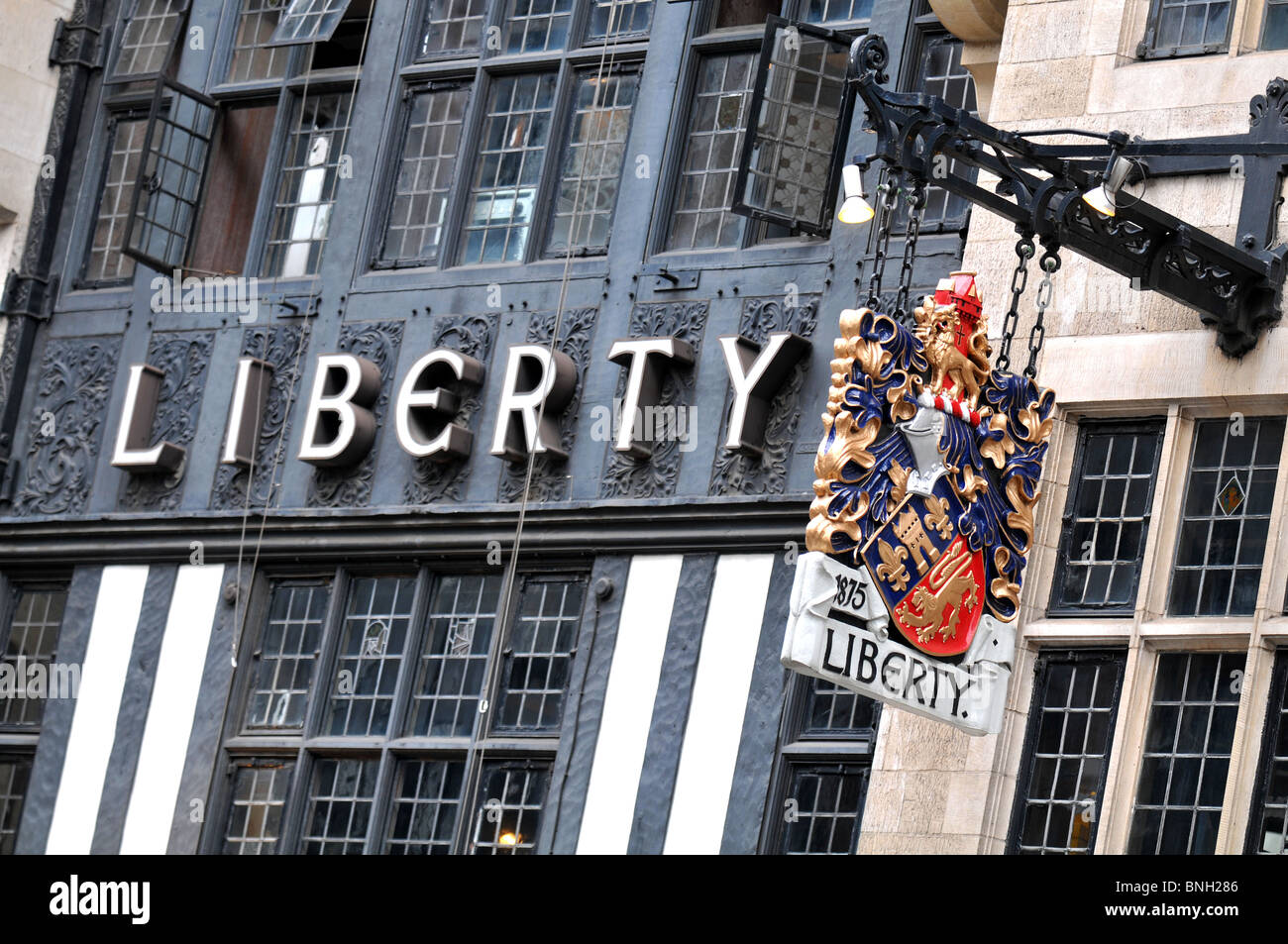 Liberty Department Store, Great Marlborough Street a Londra, Inghilterra Foto Stock