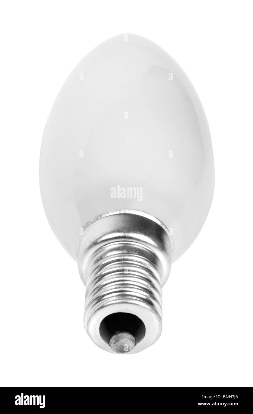 Close-up di una lampadina a basso consumo Foto Stock