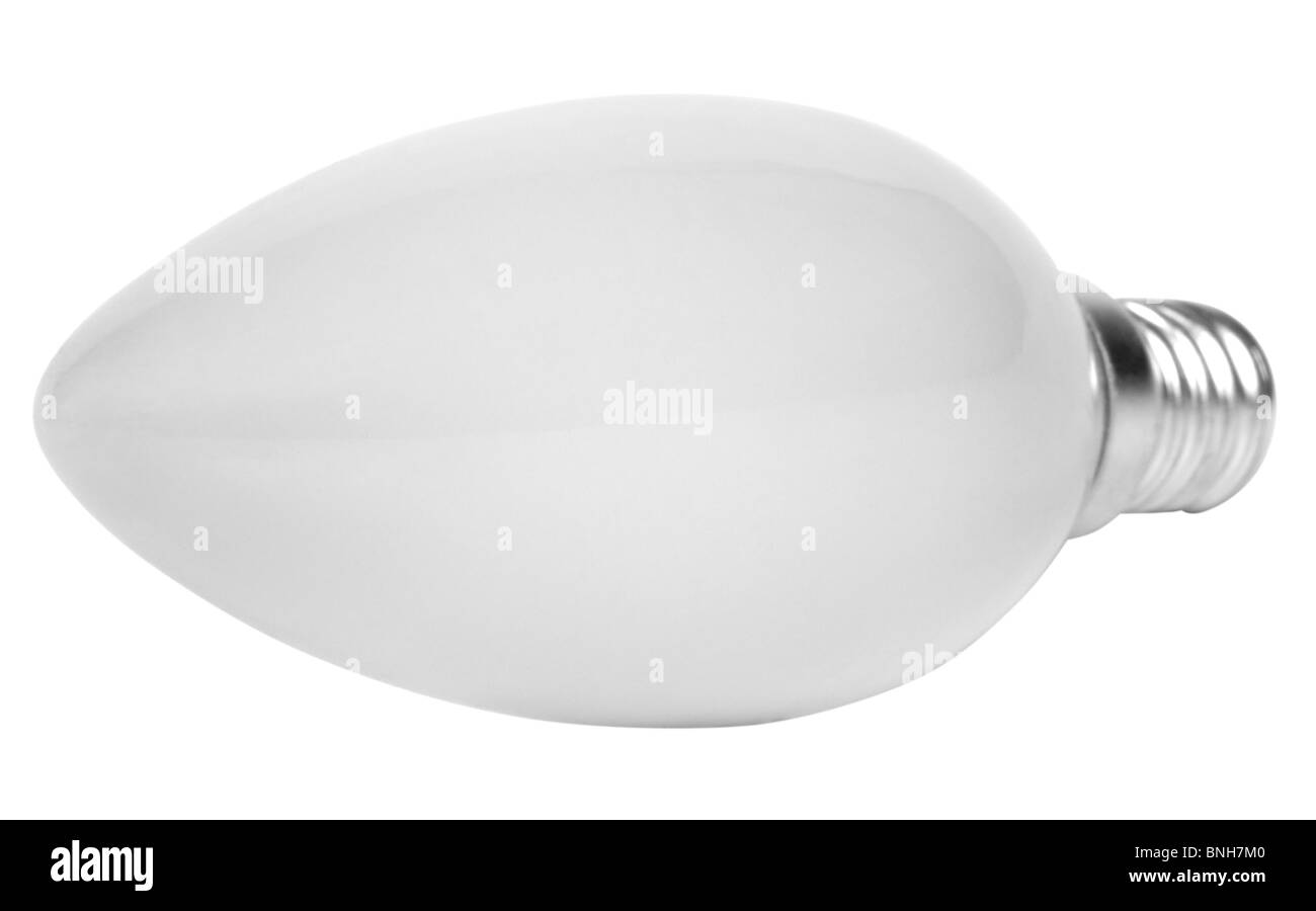 Close-up di una lampadina a basso consumo Foto Stock