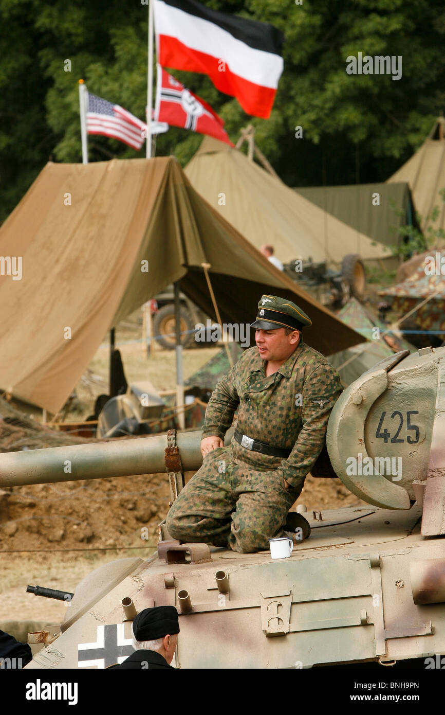 Panzer serbatoio a serbatoio mostra Foto Stock