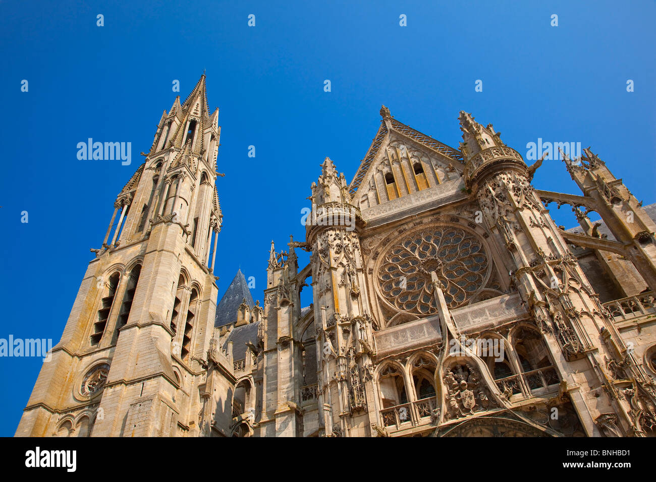 L'Europa, Francia, Oise (60), la cattedrale di Notre Dame di Senlis Foto Stock