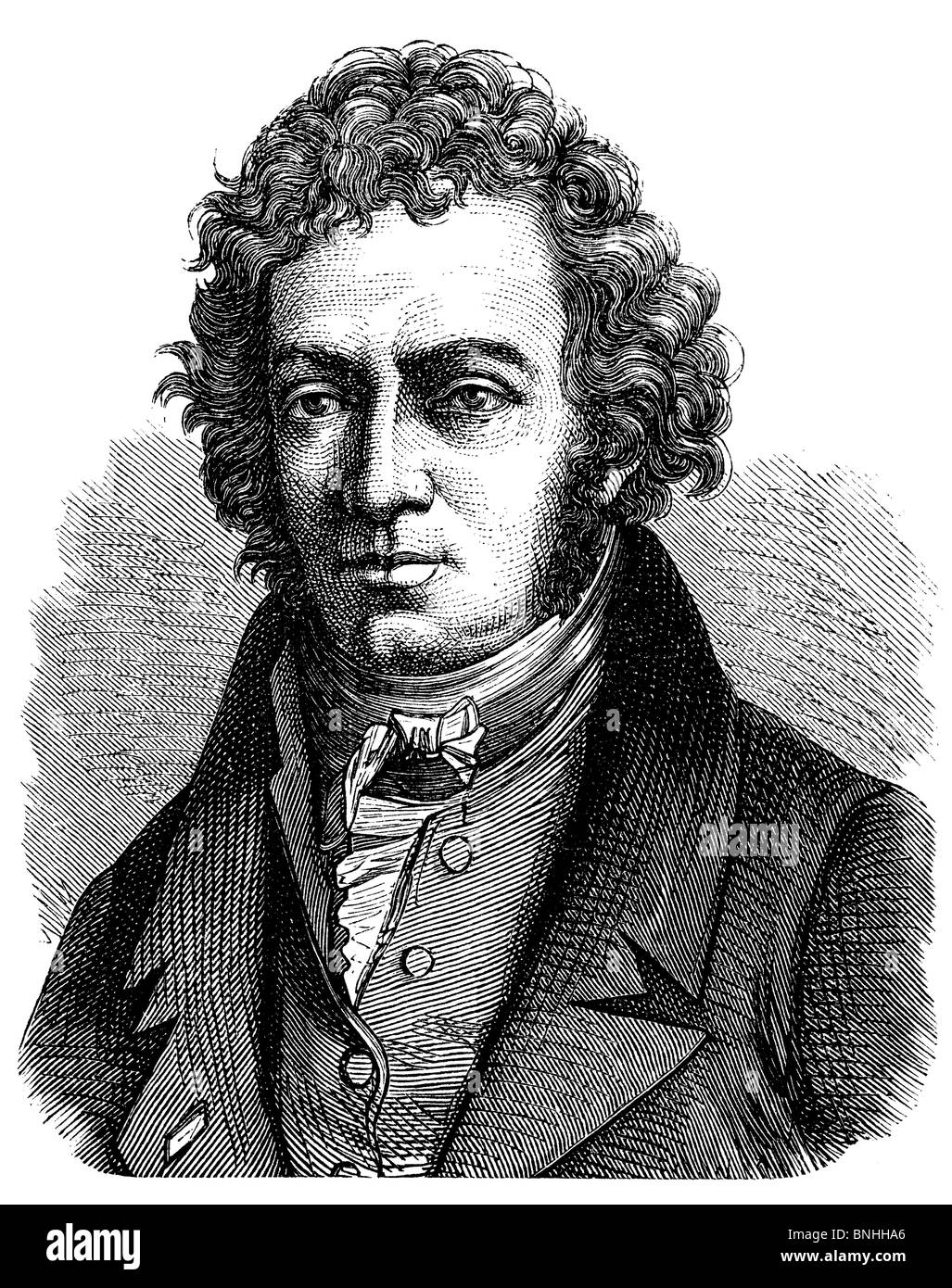 André-Marie Ampère (nato il 20 gennaio 1775, deceduto il 10 giugno 1836), fisico francese e matematico Foto Stock