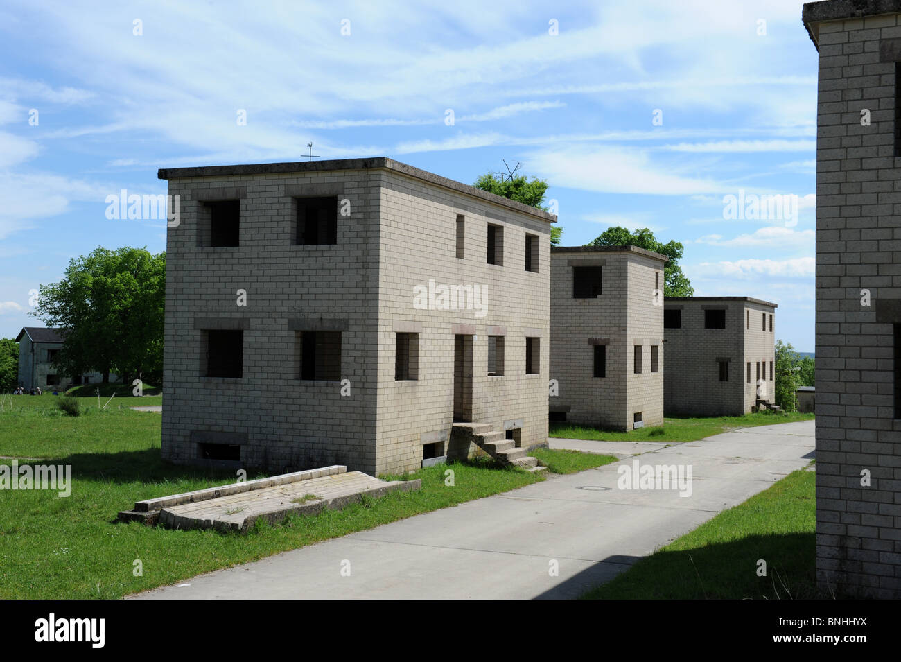 Wollseifen villaggio abbandonato nel Parco Nazionale dell'Eifel Germania Deutschland Europa Foto Stock