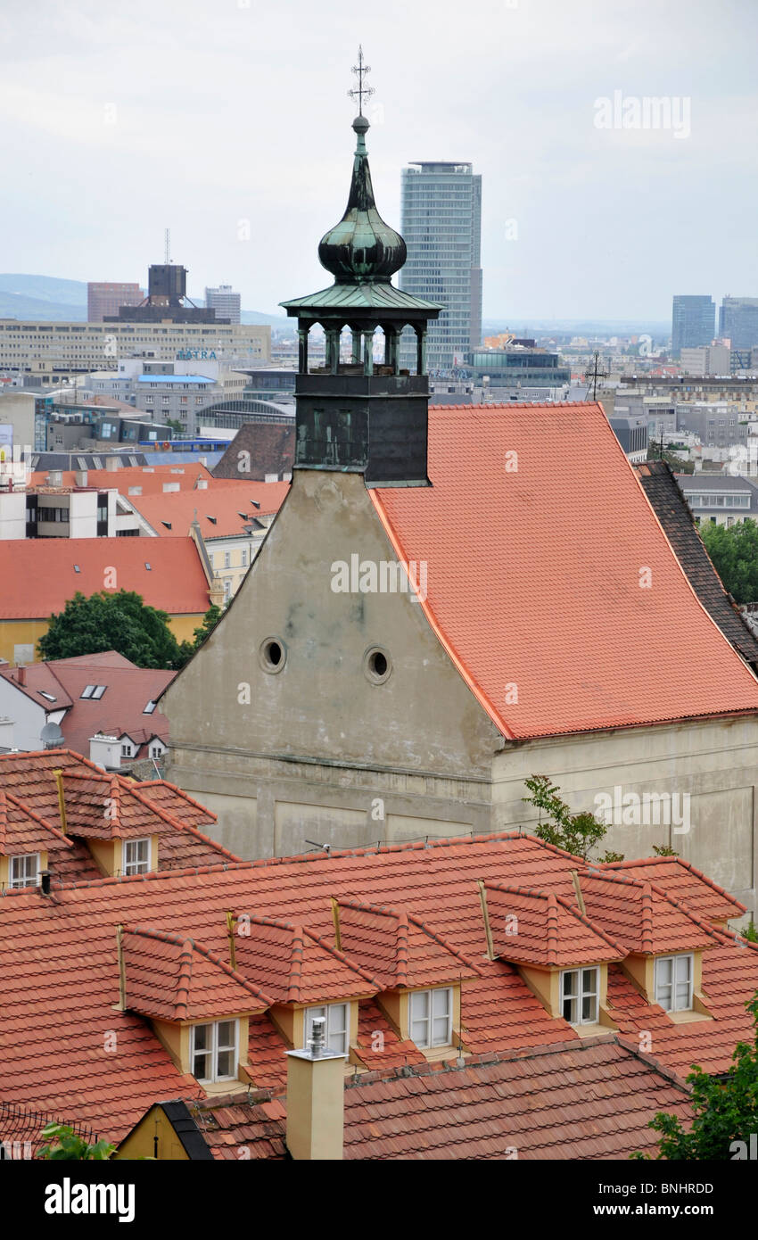 Bratislava tetti,Bratislava, Repubblica Slovacca , Europa Foto Stock