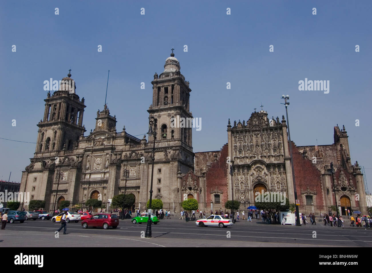 Cattedrale Zocalo Città Del Messico Foto Stock