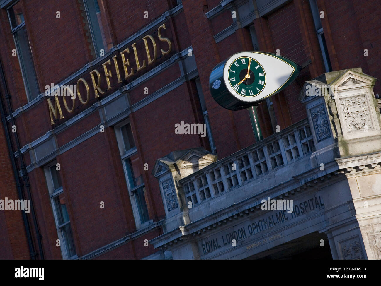 Moorfields Eye Hospital Foto Stock