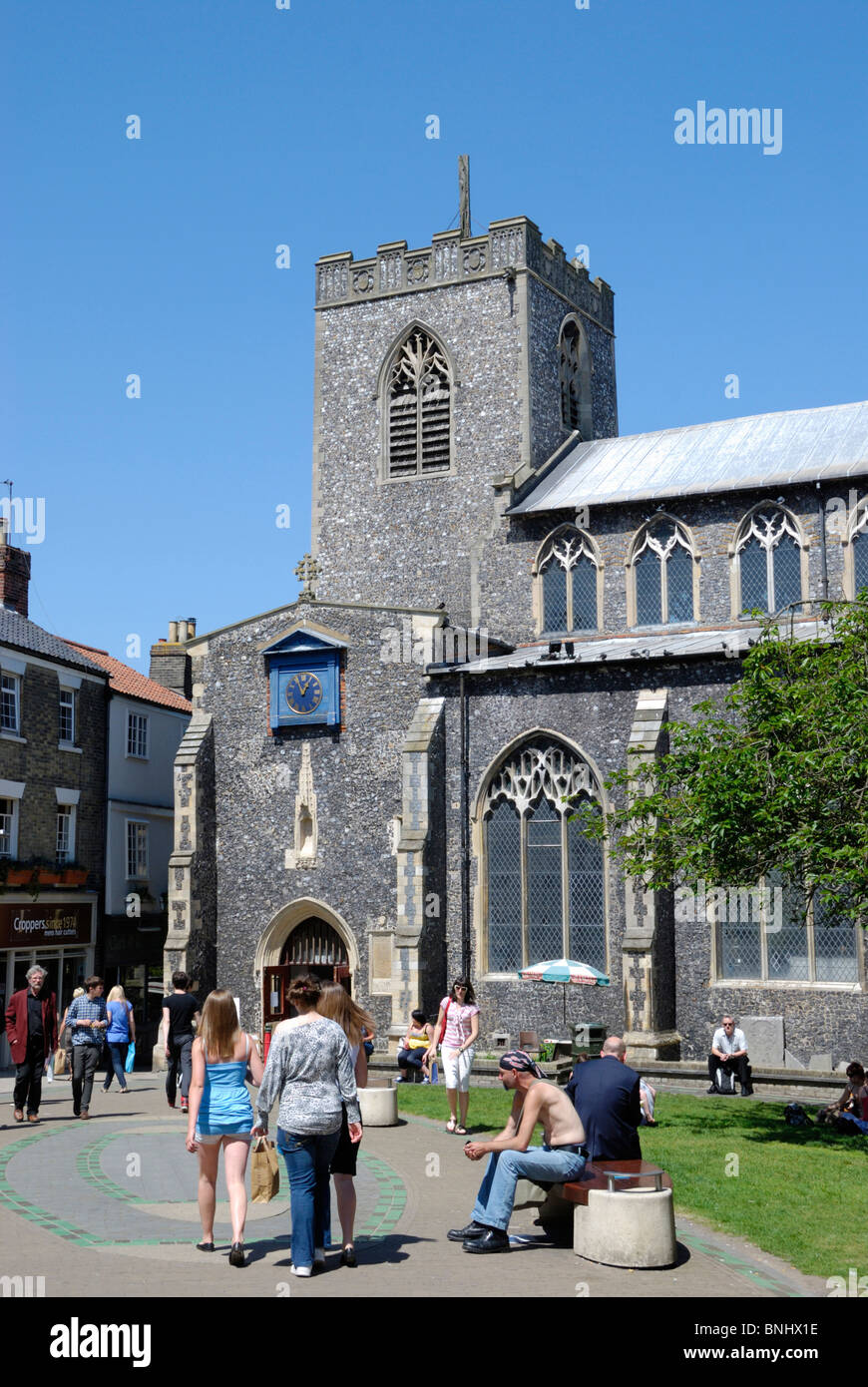 La chiesa di Saint Gregory (attualmente occupata da San Gregorio il Centro per le Arti), Norwich, Norfolk, Inghilterra Foto Stock