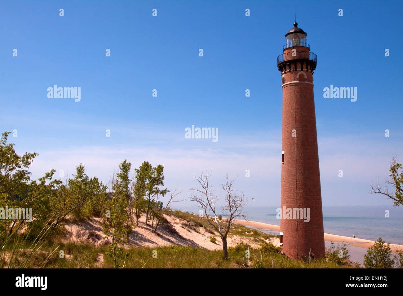 Little Sable Point Lighthouse vicino Ludington, Michigan Foto Stock