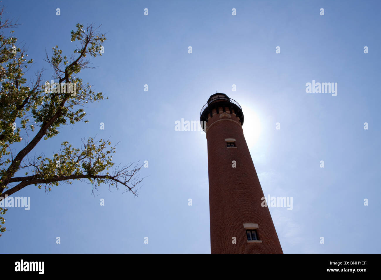 Little Sable Point Lighthouse vicino Ludington, Michigan Foto Stock