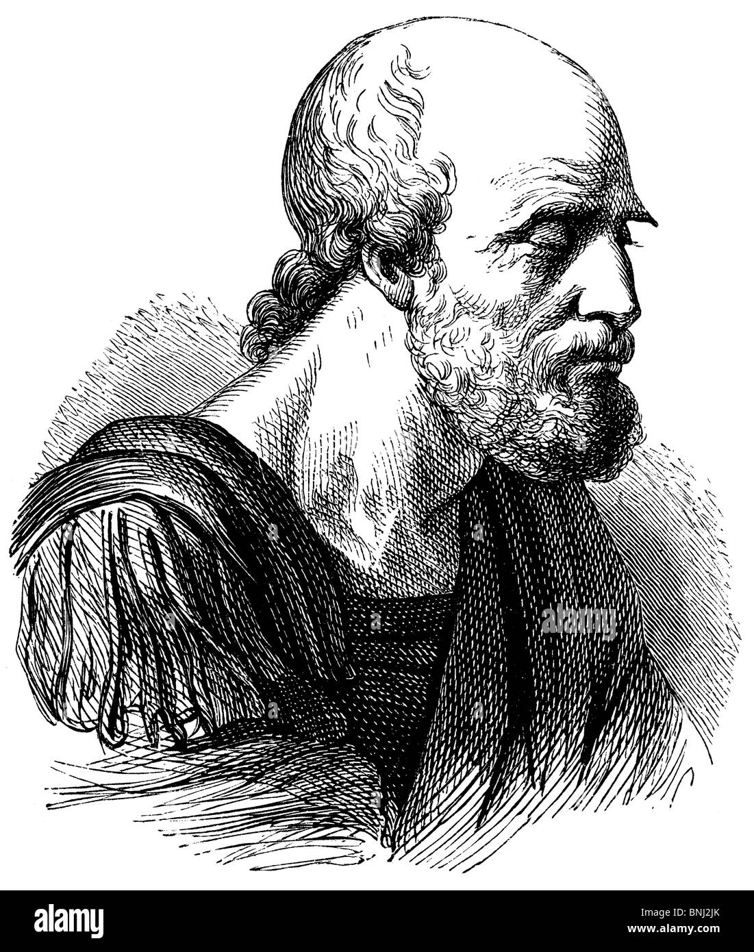 Belisar, Flavius Belisarius (c. AD 500 - AD 565), generale dell'Est o Romano Impero Bizantino Foto Stock