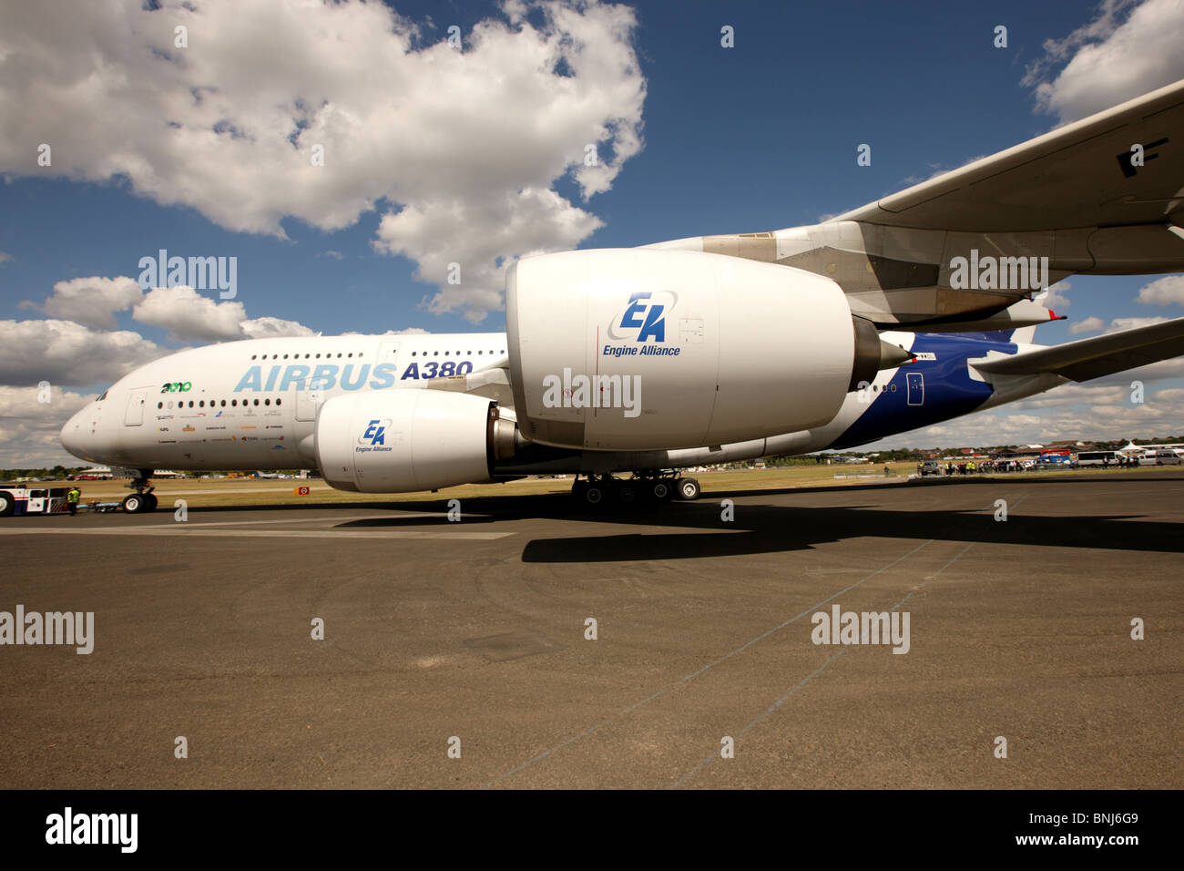 Il Giant Airbus A380 sta affrontando il ritiro anticipato accelerato da Global Coronavirus Lockdown e dai divieti di viaggio internazionali Foto Stock