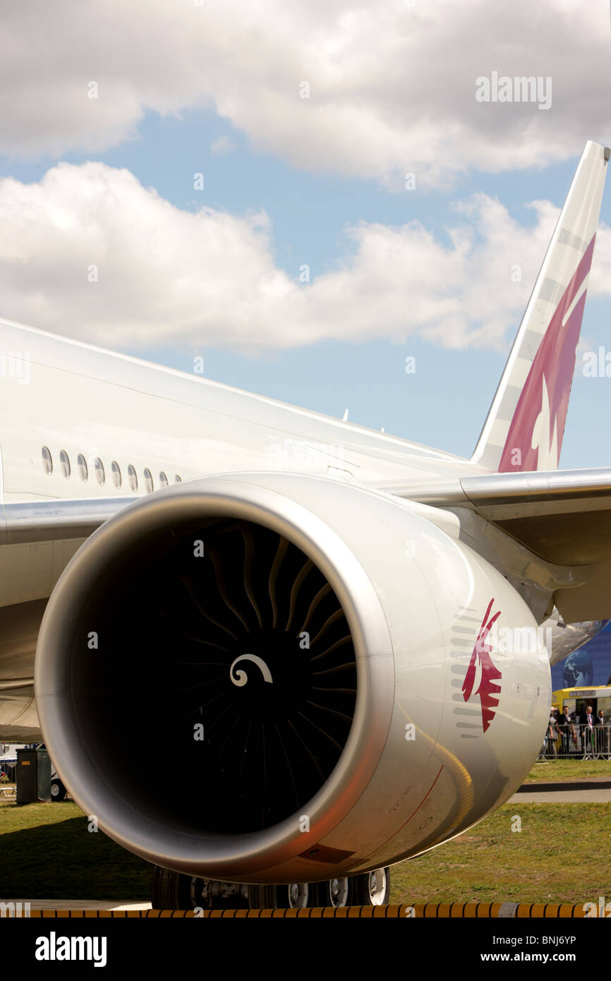 Qatar Airways ha aggiunto 28 voli extra per Australia e New Doha per Brisbane Route nonostante la Global Lockdown a causa di Coronavirus, Boeing 777 Foto Stock