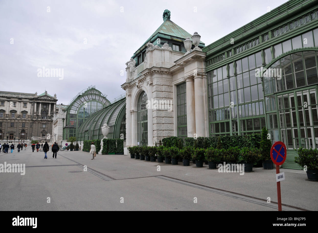 Edificio nel centro della città di Vienna, Austria,l'Europa Foto Stock