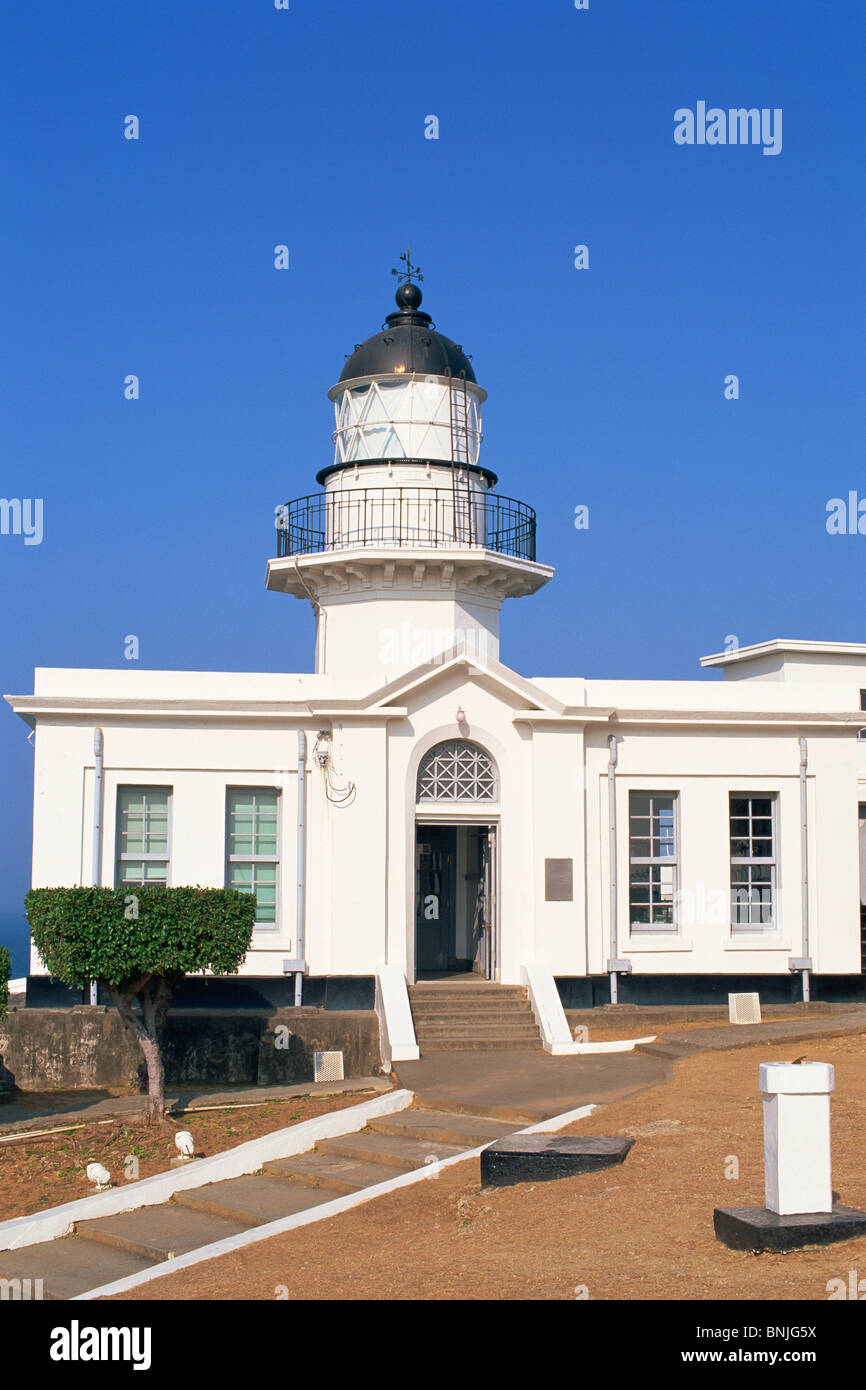 Taiwan Kaohsiung l'Isola di Cijin Cihou Lighthouse Asia Cina Formosa Cihou Lighthouse fari vacanze turismo Viaggi Foto Stock