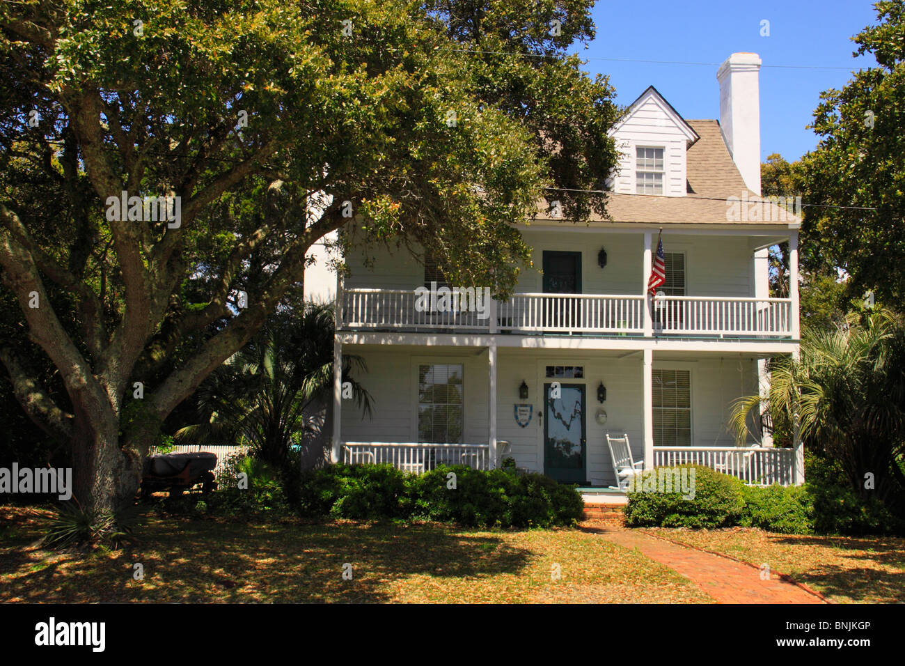 Centro storico 1709 Amaca Casa, Beaufort, North Carolina, STATI UNITI D'AMERICA Foto Stock