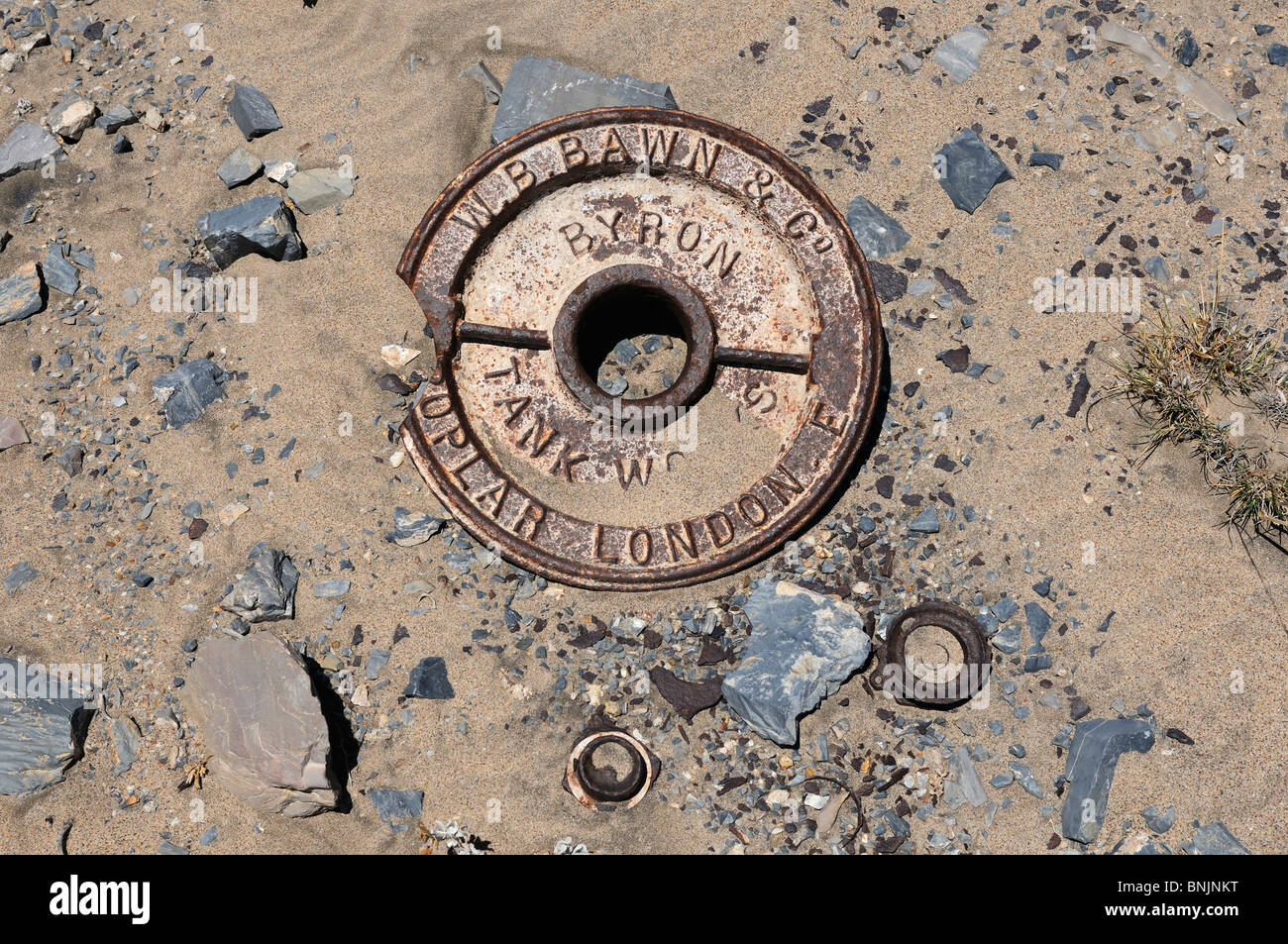 Mining rimane sperrgebiet Area vietata Diamond Area 1 Luderitz Regione Karas Namibia Africa Natura Viaggio Foto Stock