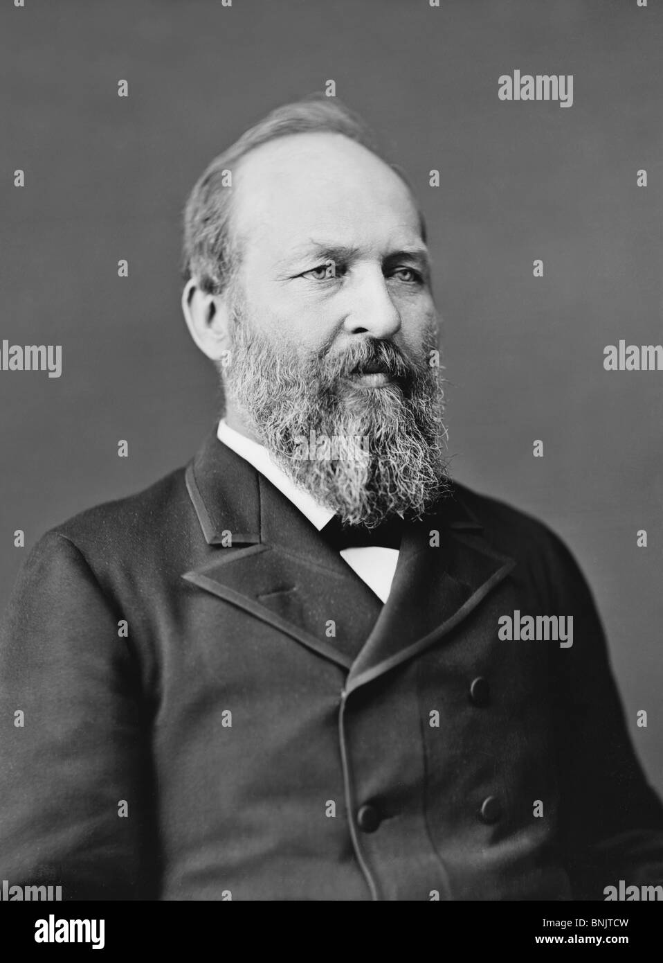 Foto ritratto c1870s di James un Garfield (1831 - 1881) - il ventesimo PRESIDENTE DEGLI STATI UNITI (marzo - Settembre 1881) + il secondo ad essere assassinato. Foto Stock