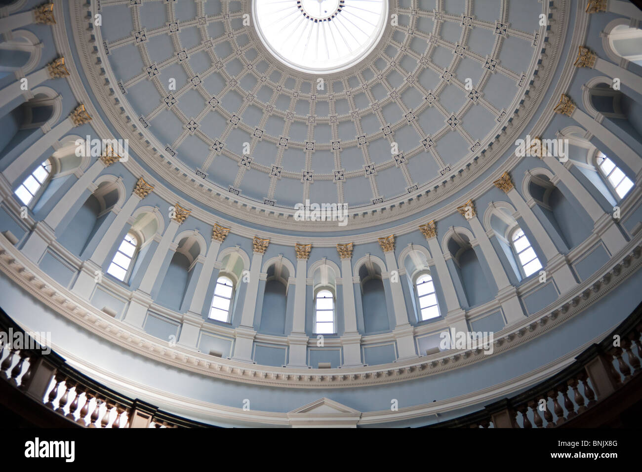 Rotunda del Museo Nazionale di Irlanda Kildare Street Dublin Foto Stock