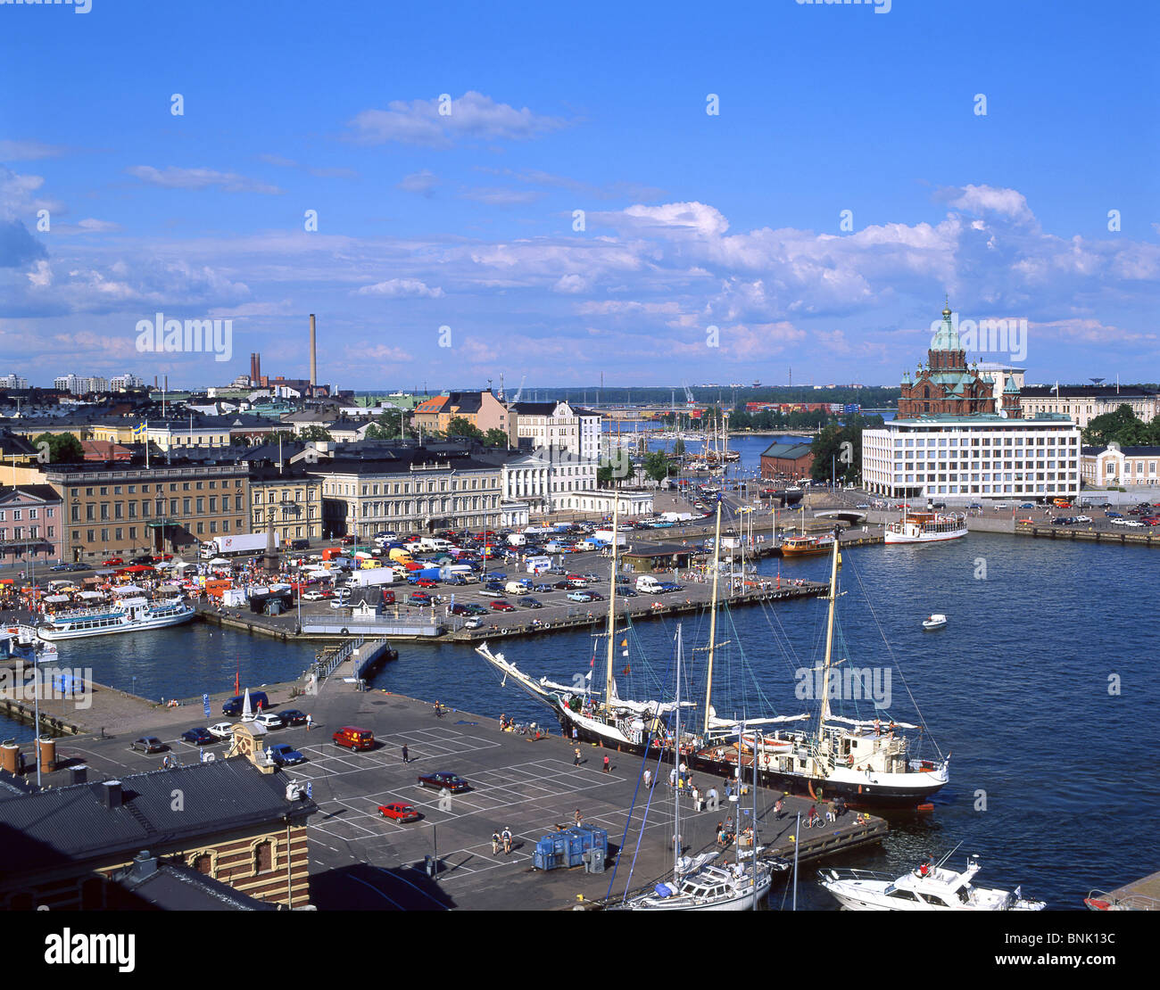 La vista del porto di Helsinki, regione di Uusimaa, la Repubblica di  Finlandia Foto stock - Alamy