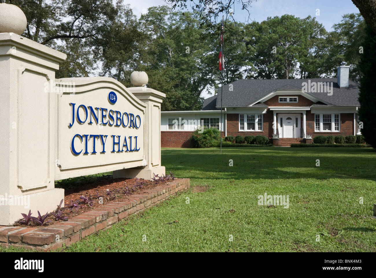 Il Jonesboro City Hall, GEORGIA, STATI UNITI D'AMERICA Foto Stock