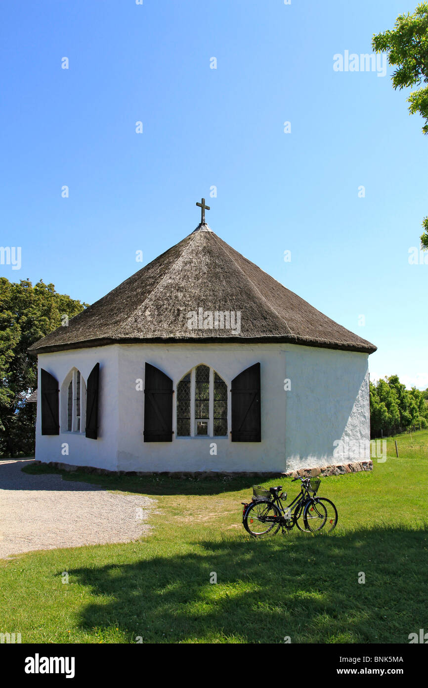 Cappella di Vitt, Ruegen Isola, design by Karl Friedrich Schinkel, Meclemburgo Pomerania Occidentale, Germania, Europa Foto Stock