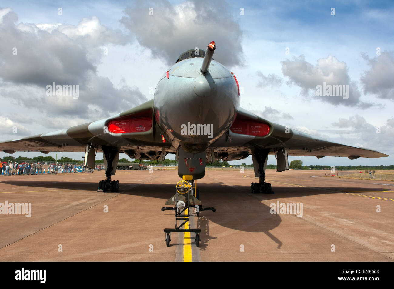 Avro Vulcan B2 xh558 'lo spirito della Gran Bretagna" Foto Stock