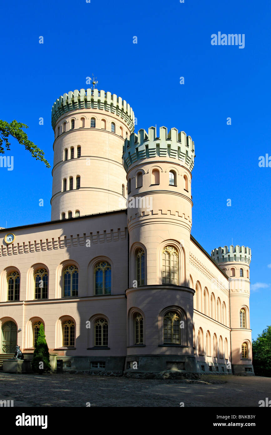 Il castello di Granitz, Lancken-Granitz, Ruegen, Meclemburgo-Pomerania Occidentale, Germania, Europa Foto Stock