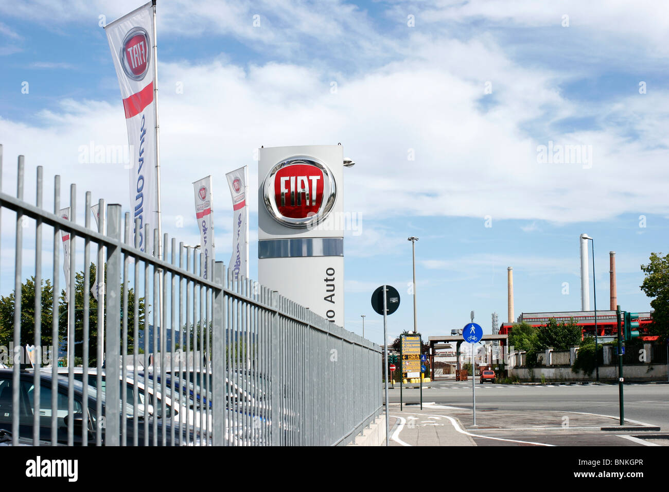 Fiat Auto in fabbrica a Torino. Foto Stock