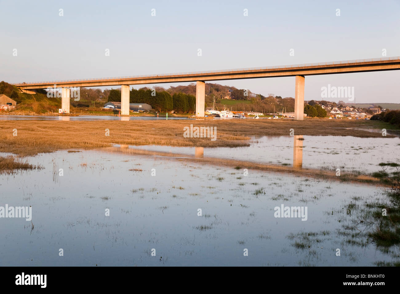 St Albans; ponte sopra il fiume camel; Cornovaglia Foto Stock