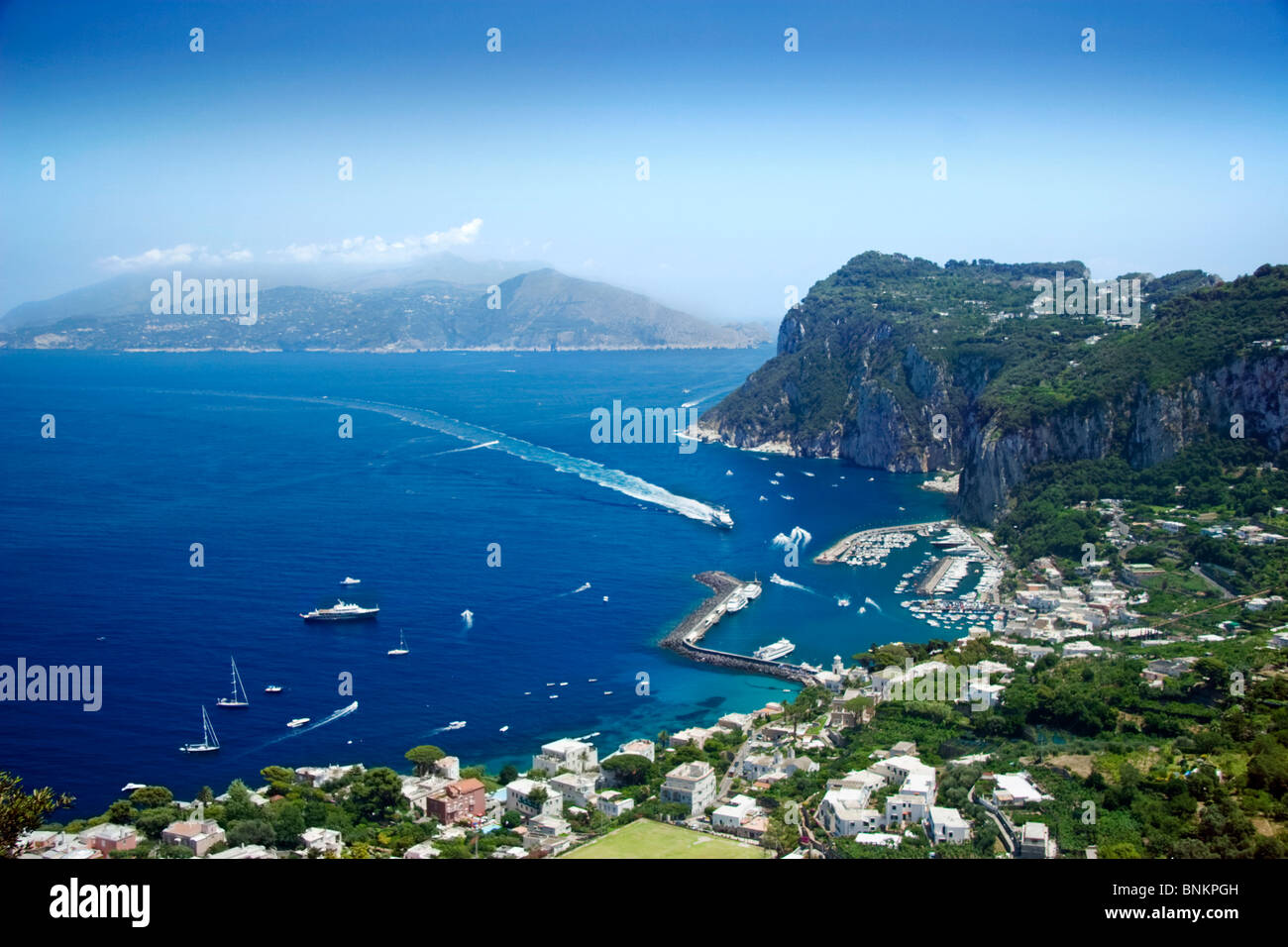 Marina Grande di Capri, Campania, Italia Foto Stock